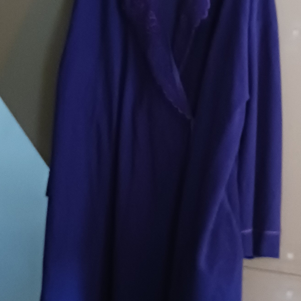 Vintage 90's Vanity Fair Purple Robe - Picture 2 of 15